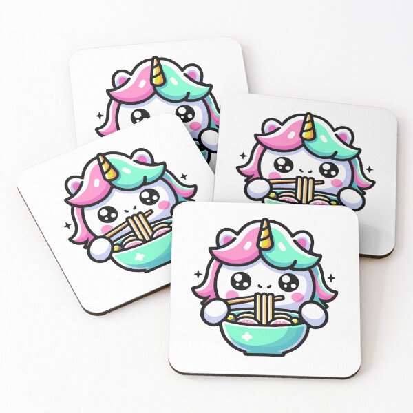 Item preview, Unicorn Eating Ramen designed and sold by PeelZinc.