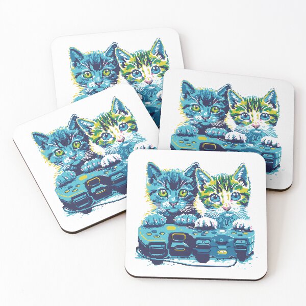 Item preview, Cats and Gaming designed and sold by PeelZinc.