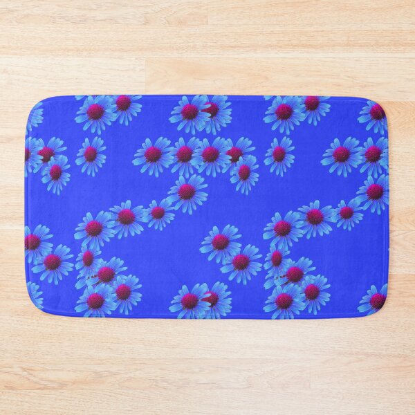 Item preview, Blue Flowers on Blue Background  designed and sold by Victoria Rose.