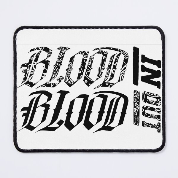 Item preview, Blood In Blood Out; Street Motto; Colour Black; designed and sold by StickerApe.