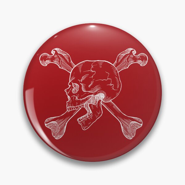 Item preview, Scarlet Pirate Flag designed and sold by DistractedDraws.