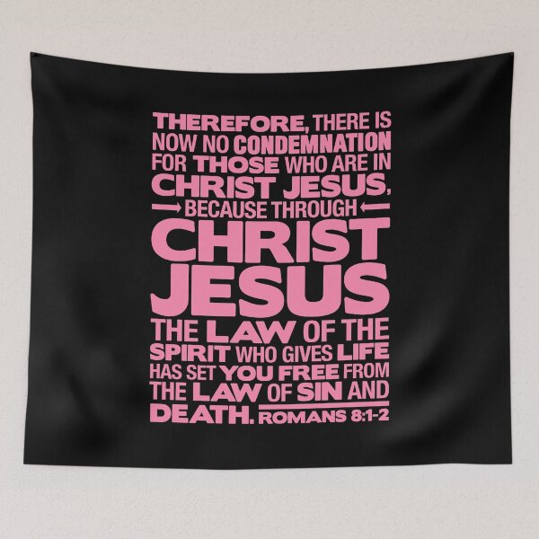 Item preview, Romans 8:1-2 Christ Jesus designed and sold by plushism.