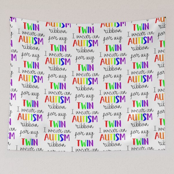 Item preview, I Wear An Autism Ribbon For My Twin designed and sold by TeeHunter.