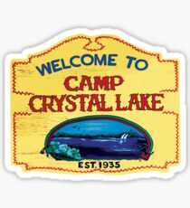 Welcome to Camp Crystal Lake Sticker