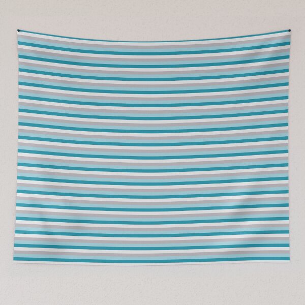 Item preview, Striped Pattern Blue Gray Stripes designed and sold by URSparklingShop.