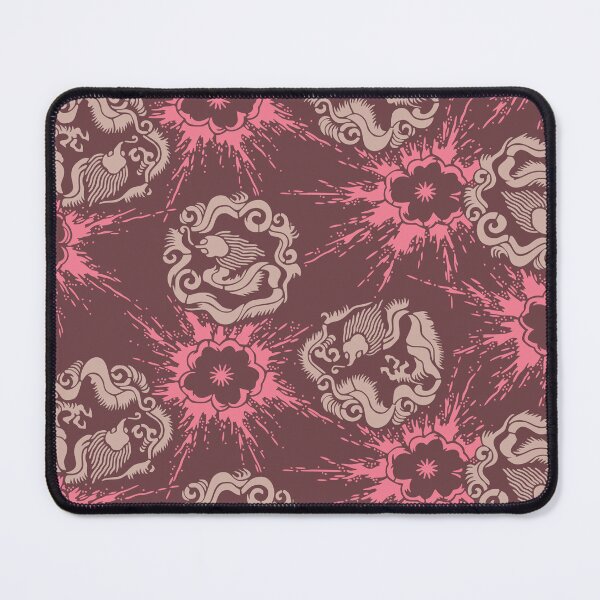 Item preview, Dragons and splattering cherry blossoms - Japanese seamless vintage pattern, design for spring and o-hanami time designed and sold by Japan Design Prints.