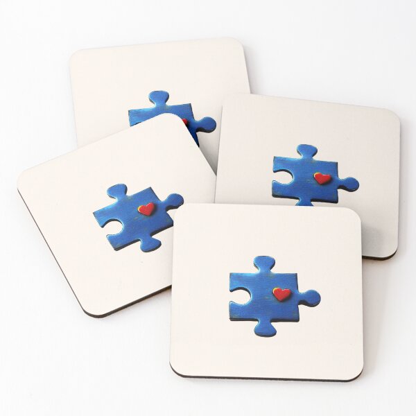 Item preview, Autism Puzzle Piece Heart designed and sold by Itsheartshop.