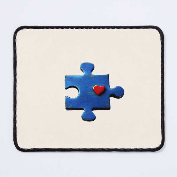 Item preview, Autism Puzzle Piece Heart designed and sold by Itsheartshop.