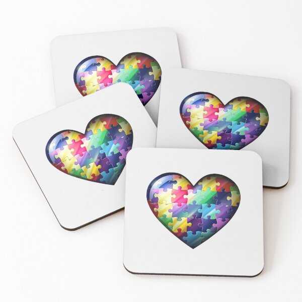 Item preview, Autism Puzzle Heart designed and sold by Itsheartshop.