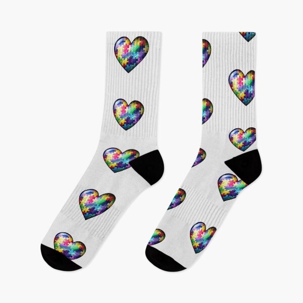 Item preview, Autism Puzzle Heart designed and sold by Itsheartshop.