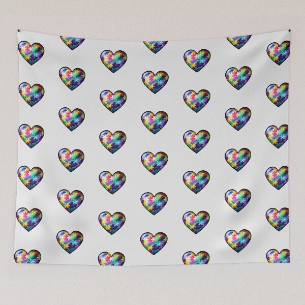 Item preview, Autism Puzzle Heart designed and sold by Itsheartshop.