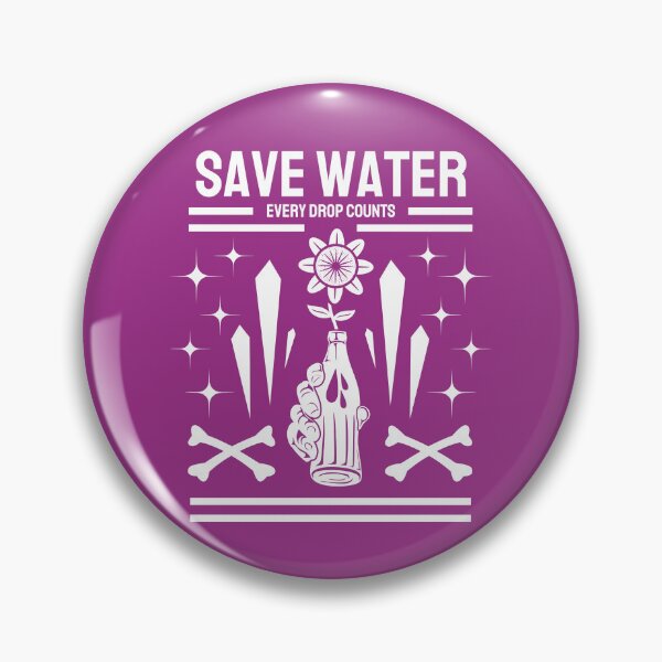 Item preview, Save water every drop counts designed and sold by teedory.