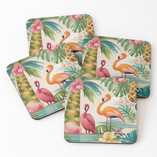 Item preview, Tropical Flamingo Serenade designed and sold by Glitchart66.