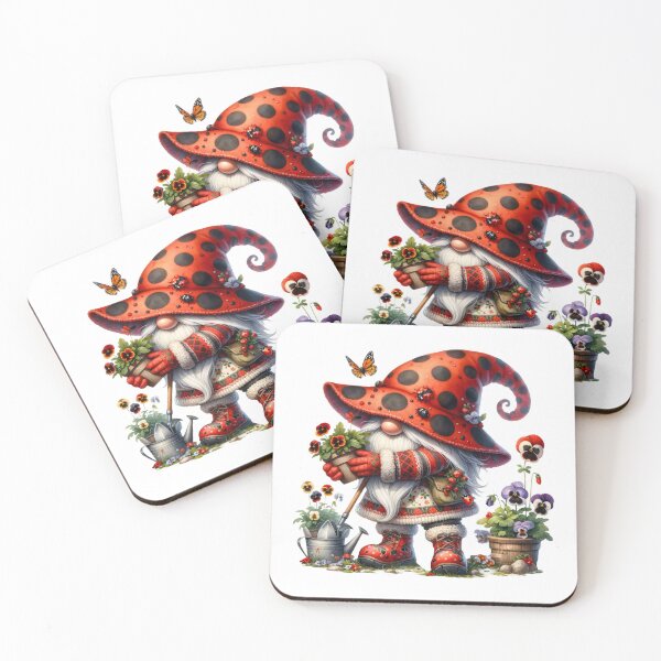 Item preview, Cute Ladybug Gnome designed and sold by Magnuna.
