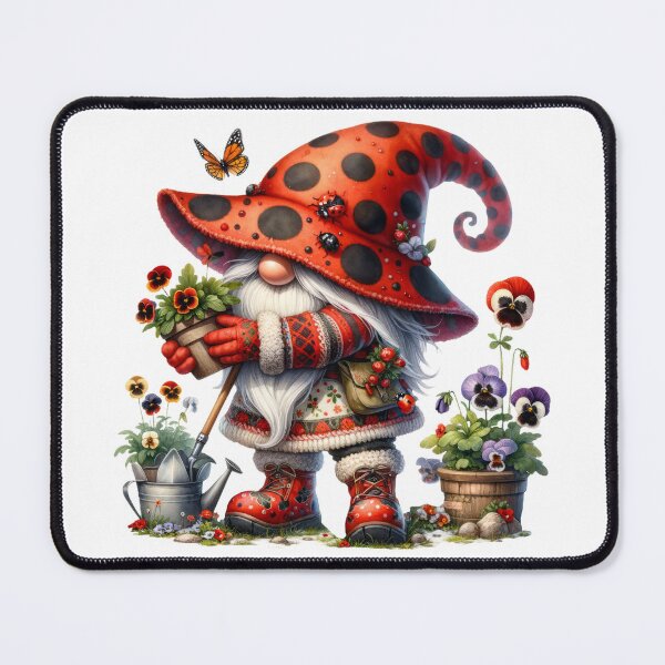 Item preview, Cute Ladybug Gnome designed and sold by Magnuna.