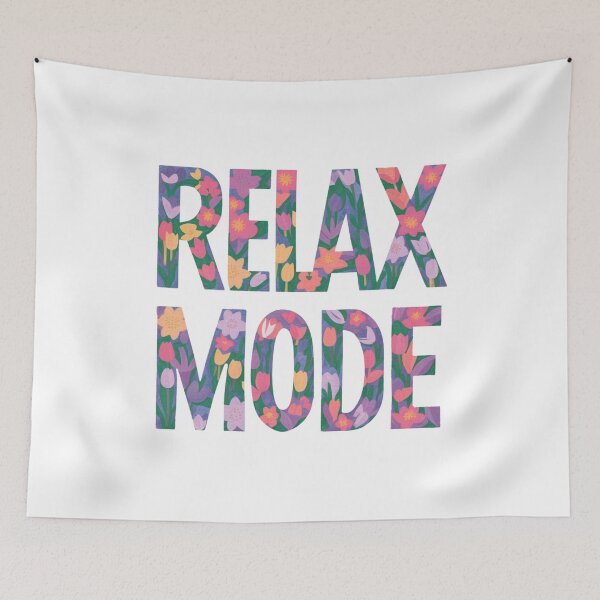 Item preview, Chill Vibes: Relax Mode Graphic Design designed and sold by Colorful-Garden.