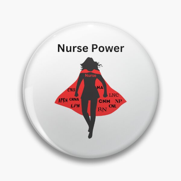 Item preview, Nurse Power Red and Black designed and sold by DuchessNursDsgn.