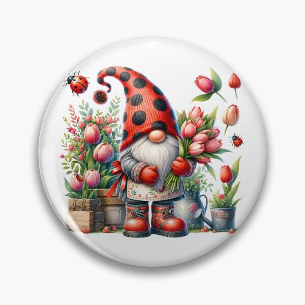 Item preview, Cute Ladybug Gnome designed and sold by Magnuna.