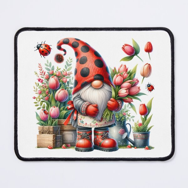 Item preview, Cute Ladybug Gnome designed and sold by Magnuna.
