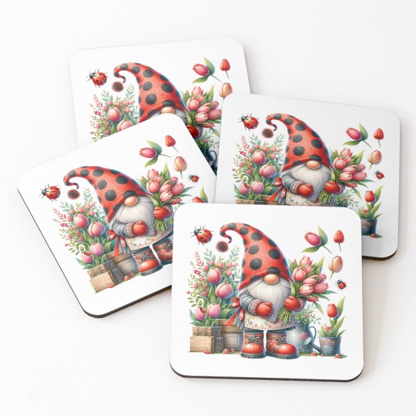 Item preview, Cute Ladybug Gnome designed and sold by Magnuna.
