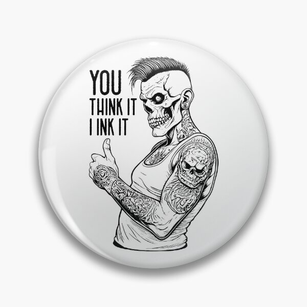 Item preview, Tattoo Artist Tattooist Job You Think It I Ink It Zombie designed and sold by GrandeDuc.