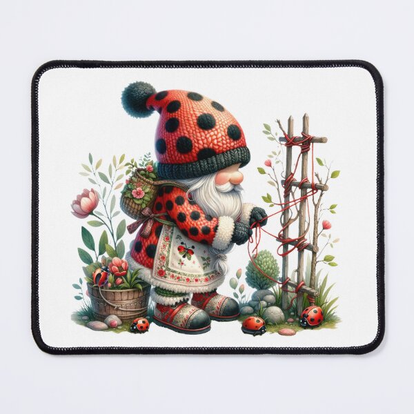 Item preview, Cute Ladybug Gnome designed and sold by Magnuna.
