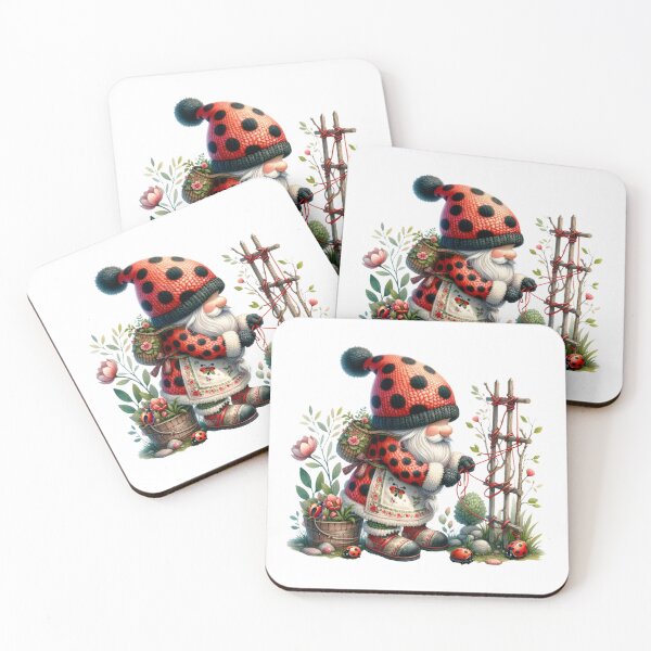 Item preview, Cute Ladybug Gnome designed and sold by Magnuna.