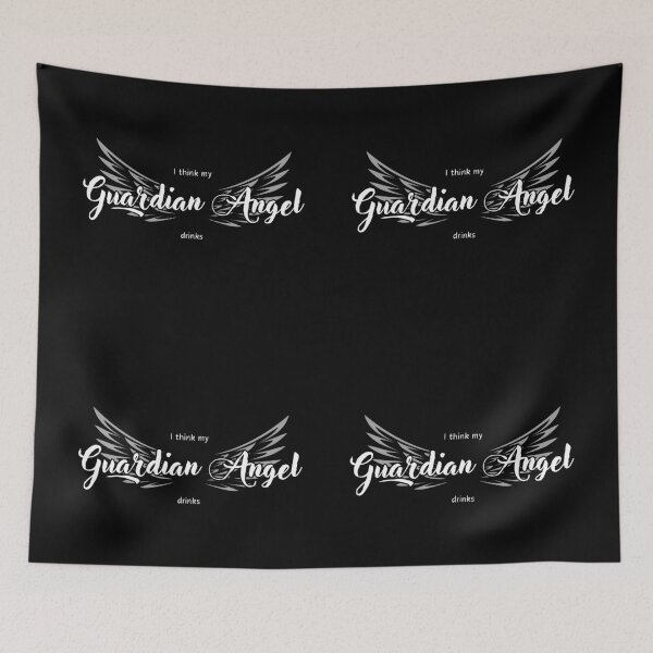 Item preview, I think my Guardian Angel drinks designed and sold by UnCoverDesign.