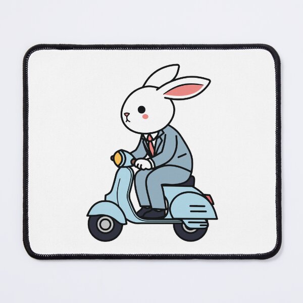 Item preview, Office bunny scooterist designed and sold by PI-CO.