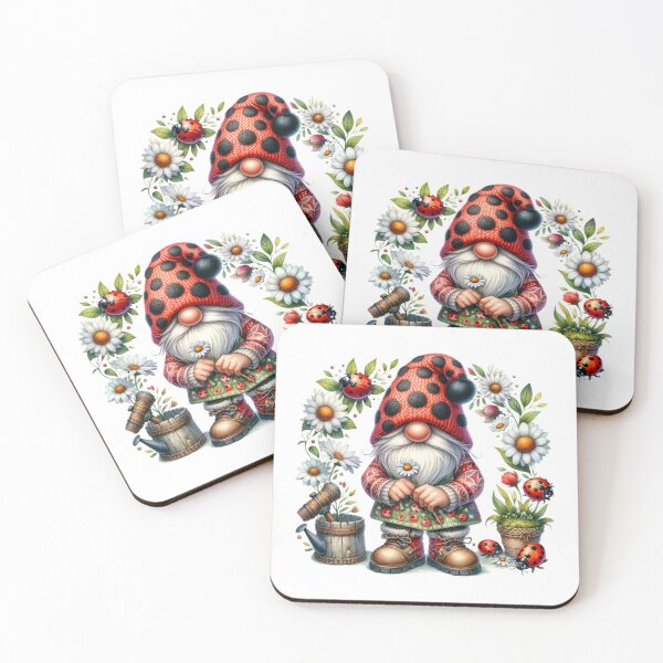 Item preview, Cute Ladybug Gnome designed and sold by Magnuna.