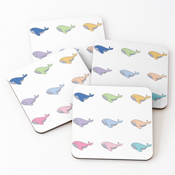 Artikelvorschau, 9 süße Wal-Sticker-Packung entworfen und verkauft von CuteArtPack.