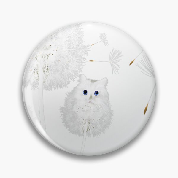 Item preview, Cat Dandelion Flower Cat Lover Gift   designed and sold by MnhTWbc53pSAR.