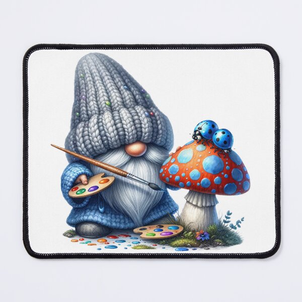 Item preview, Blue Ladybug Gnome designed and sold by Magnuna.