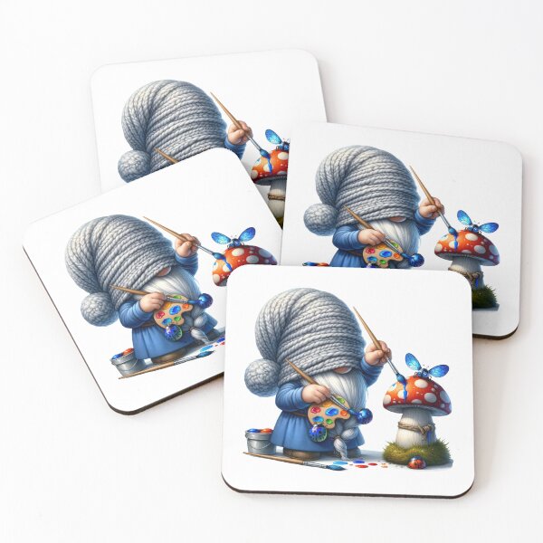 Item preview, Blue Ladybug Gnome designed and sold by Magnuna.