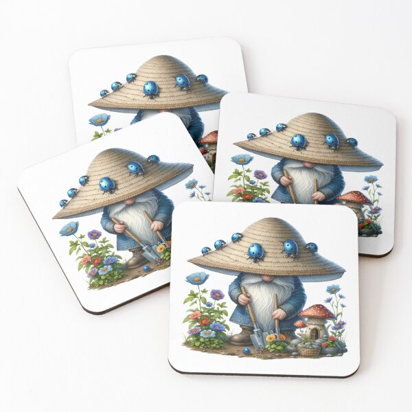 Item preview, Blue Ladybug Gnome designed and sold by Magnuna.