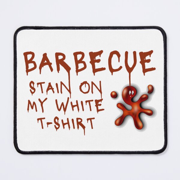 Item preview, Barbecue Stain on my white t-shirt, Tim McGraw Song Shirt, BBQ Song Lyrics T-Shirt, Classic Country 2000s Tee, Something Like That Song designed and sold by QueenStore-USA.