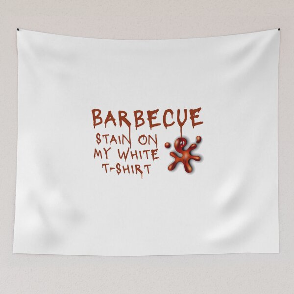 Item preview, Barbecue Stain on my white t-shirt, Tim McGraw Song Shirt, BBQ Song Lyrics T-Shirt, Classic Country 2000s Tee, Something Like That Song designed and sold by QueenStore-USA.