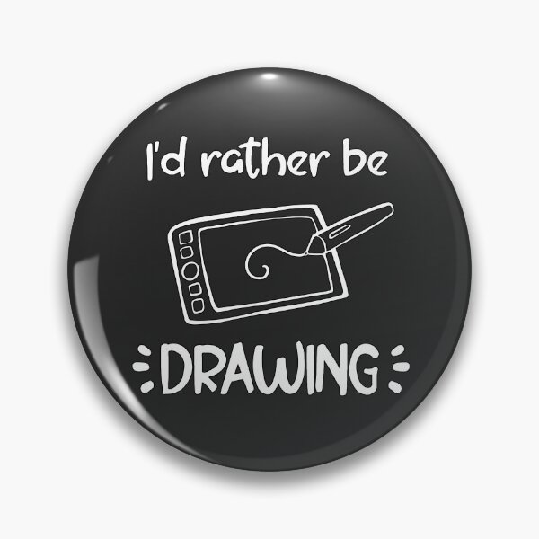 Item preview, I'd rather be drawing (digital) [White] designed and sold by Suika-X.