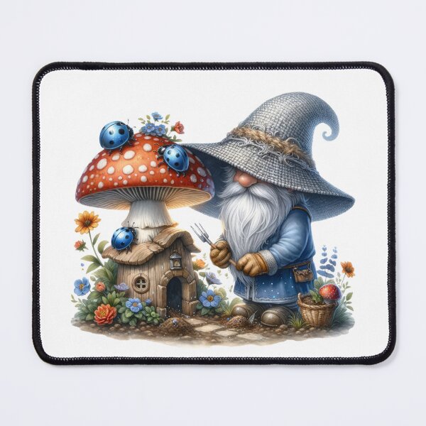 Item preview, Blue Ladybug Gnome designed and sold by Magnuna.