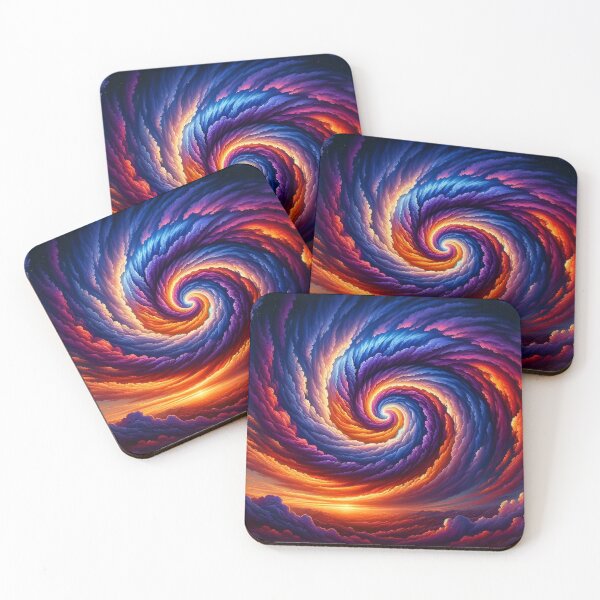 Item preview, Title: Swirling Skies at Sunset   designed and sold by Sienna Hamilton-Katene.