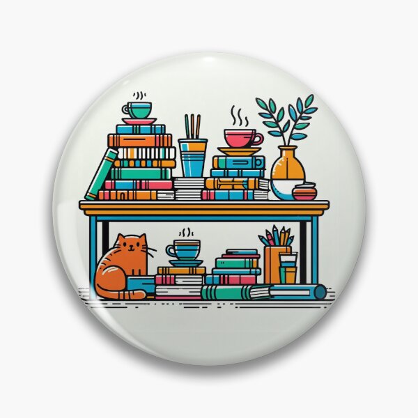 Item preview, Coffe cats and books designed and sold by Asteri-Corp.