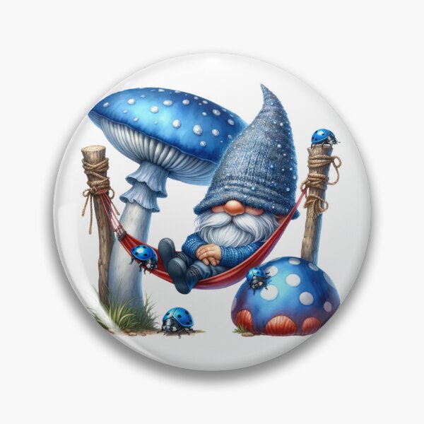 Item preview, Blue Ladybug Gnome designed and sold by Magnuna.