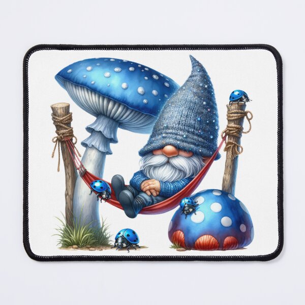 Item preview, Blue Ladybug Gnome designed and sold by Magnuna.
