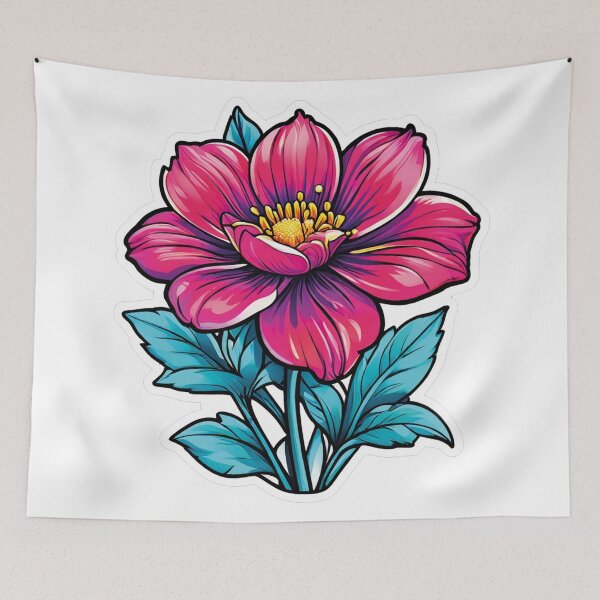 Item preview, Nature's work of art: pink flower magic designed and sold by Ink-Kreativ.