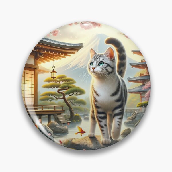 Item preview, Zen Elegance: The Playful Spirit of the Japanese Bobtail designed and sold by ArtemioVisions.