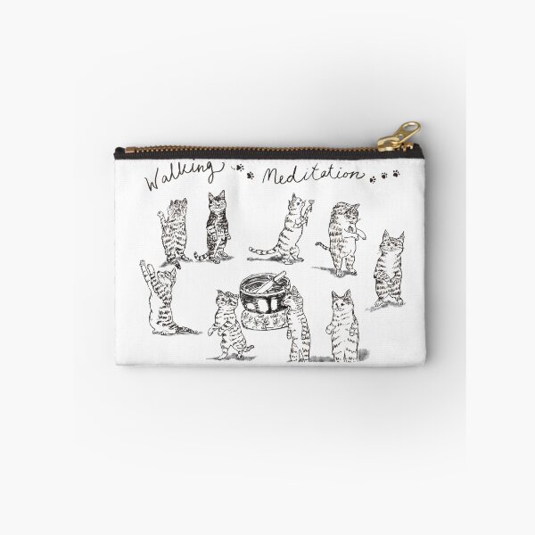 Item preview, Mindful Walking Meditation Cats  designed and sold by bittergodart.
