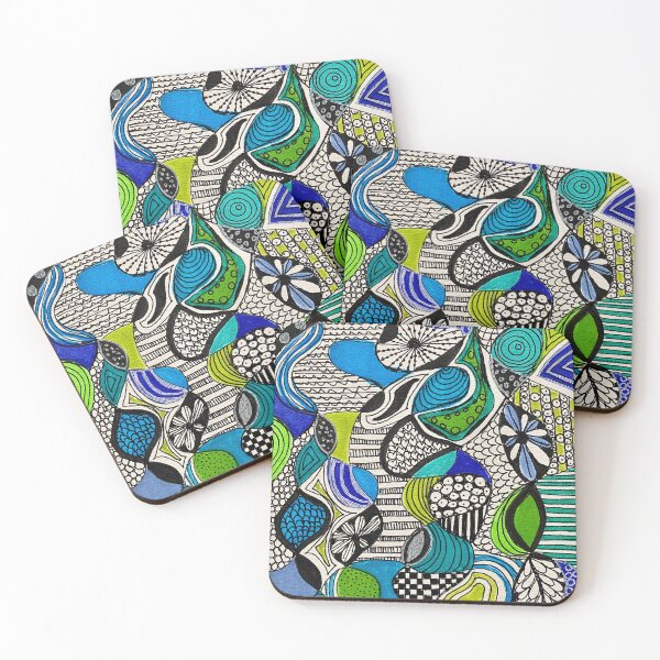 Item preview, Zentangle designed and sold by Klara Ward.