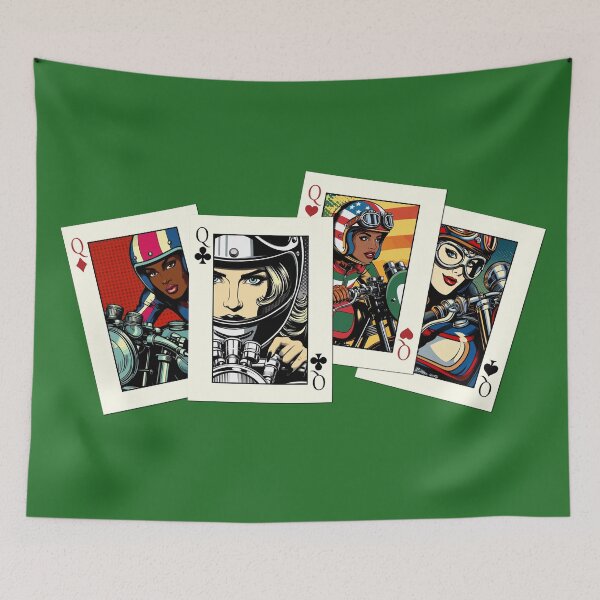 Item preview, Biker Queen of Spades designed and sold by rogue-design.