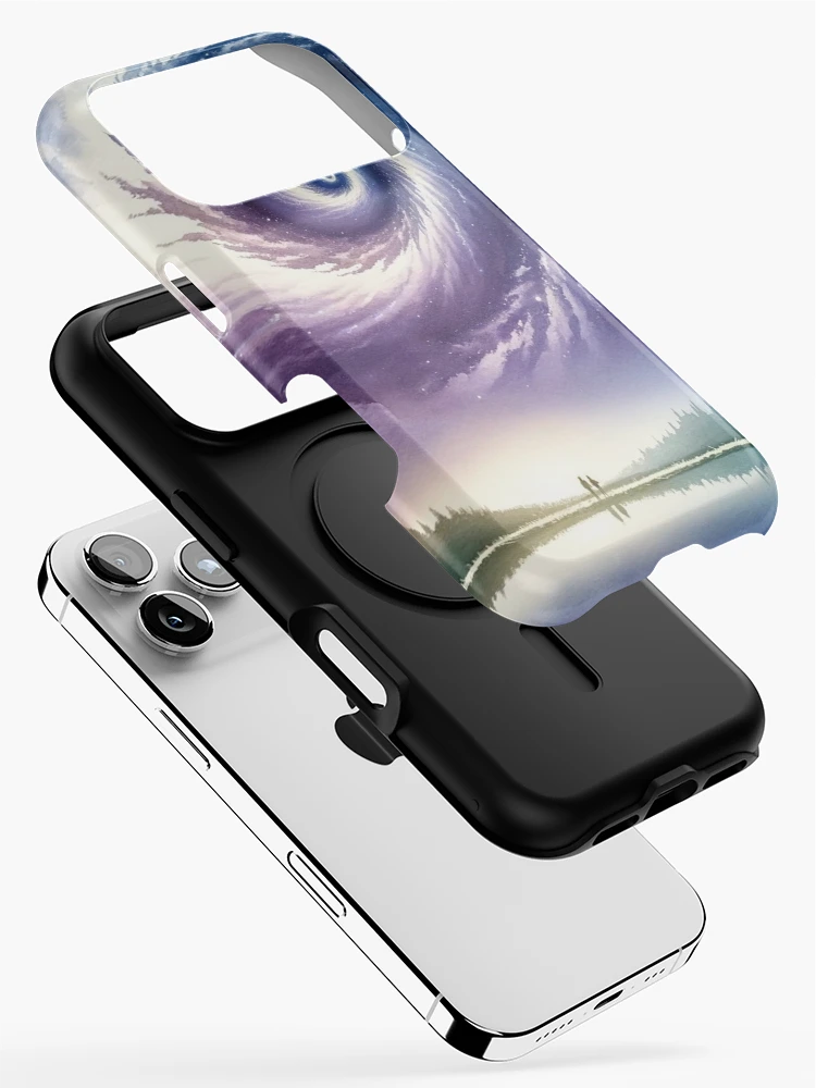 Thumbnail 2 of 4, iPhone Case, Vortex Above Tranquility designed and sold by Sienna Hamilton-Katene.
