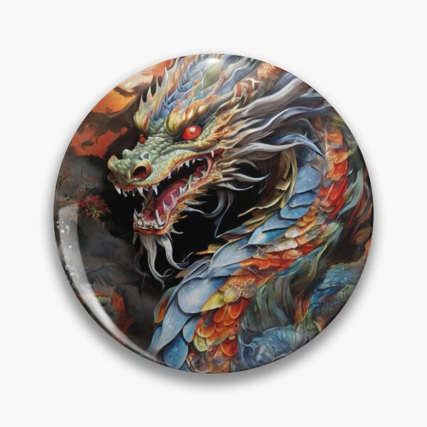 Item preview, Japanese Dragon: Serpentine Guardian of the Orient designed and sold by MysticFable.